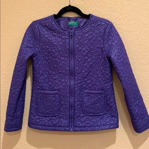 Girl’s United Colors of Benetton Light Coat